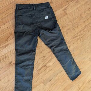 REI Dark Olive Brown Trailsmith Cotton Work Utility Double Knee Pants Size 8